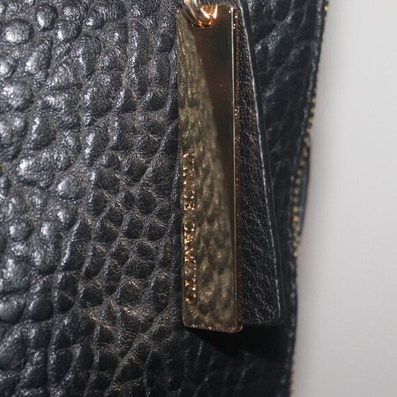 New w Tag $278 VINCE CAMUTO So Soft Black Lamb Leather Eliza Tote Shoulder Bag - Picture 7 of 10